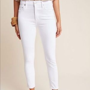 NWT CofH Rocket high rise skinny white jeans